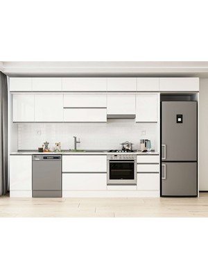 Alvinka 380X240 cm Hg_j Mdf Mutfak Dolabı Beyaz Beyaz MB-E90S45S45-1