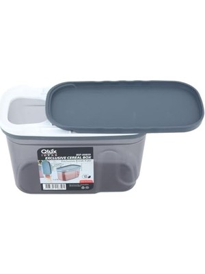 Karokstore Lüks Plastik Sürgülü Kapaklı 3 'lü Saklama Kabı Seti 1200 Mlx3 Adet