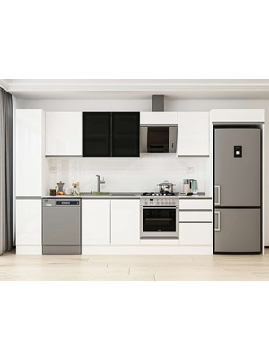 Alvinka 370X222 cm Hg_j Mutfak Dolabı Beyaz Beyaz MBB-E80B40S50-3