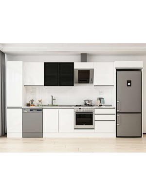 Alvinka 385X222 cm Hg_j Mutfak Dolabı Beyaz Beyaz MBB-E80B45S60-3