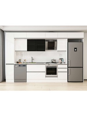 Alvinka 365X240 cm Hg_j Mutfak Dolabı Beyaz Beyaz MBB-E80B40S45-3