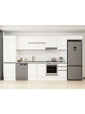 Alvinka 395X222 cm Hg_j Mutfak Dolabı Beyaz Beyaz MBB-E90B60S45-1