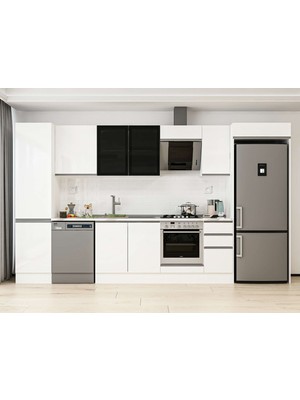 Alvinka 380X222 cm Hg_j Mutfak Dolabı Beyaz Beyaz MBB-E90B50S40-3