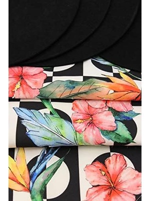 Karokstore - Siyah&beyaz Egometrik Arka Plan