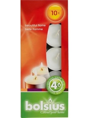 Karokstore Tealight, Yumuşak Ateşli, Dumansız, Paketli, Yanma Süresi 4 Saat, Dekoratif Ev Mumları, Beyaz, Doğal Bitki Mumu, Palmiye Yağı Içermez, 10 Adet, Parfümsüz