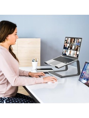 Karokstore Gleyo Masaüstü Için Dizüstü Bilgisayar Standı Çıkarılabilir Alüminyum Bilgisayar Yükseltici Taşınabilir Dizüstü Bilgisayar Tutucu MacBook Air, Pro,, Hp, ve Tüm 10-16 Inç Dizüstü