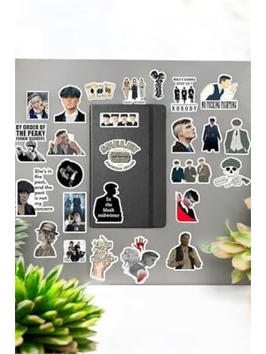 Karokstore Peaky Blinders Thomas Paketi/bullet Journal Defter Çıkartma Ajanda Laptop Etiket, 8746874684654