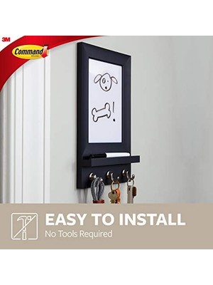 Karokstore HOM24DEBS-ES Dry Erase Mesaj Merkezi, Arduvaz 1 Mesaj Merkezi, Anahtar Kancas, 8 Orta B Y Kl Kte Erit