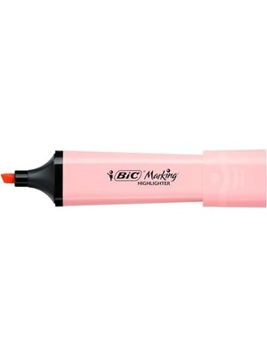 Karokstore Marking Flat Higlighter Pastel Fosforlu Kalem 4'lü Blister, 4 Pastel Renk (Sarı, Mavi, Pembe, Yeşil), Su Bazlı, Hızlı Kuruyan Mürekkep