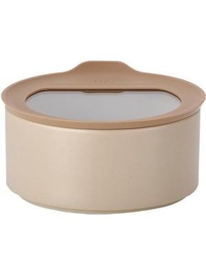 Karokstore One Seramik Saklama Kabı Bej 600 ml D-NEONE060-09