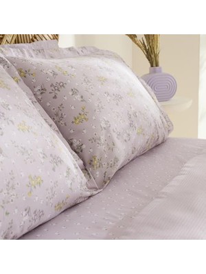 Karokstore Noa Bambu Çift Kişilik Pike Takımı Açık Mürdüm