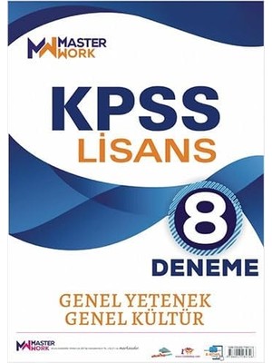 Karokstore Kpss Lisans / Genel Yetenek - Genel Kültür 8 Deneme