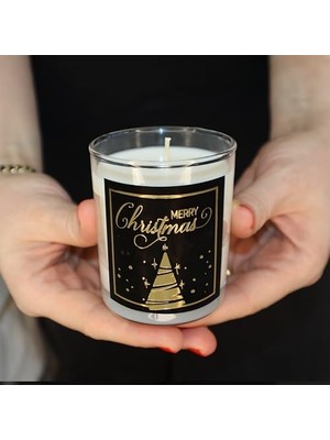 Karokstore – Yılbaşı Hediyesi, Yılbaşı Çam Ağacı, Ahşap ve Baharatlı Sandal Kokulu, Doğal Biyo Balmum, 135 G Kokulu Mum, 40 Saat Yanma Süresi, Lüks Kutulu, Kadın ve Erkek Için Şık Yılbaşı Hediye