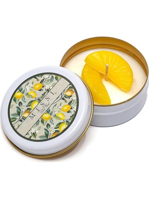 Karokstore Limon Çiçeği Kokulu Vegan Teneke Mum