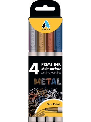 Karokstore Ink Multisurface 4'lü Metalik Markör