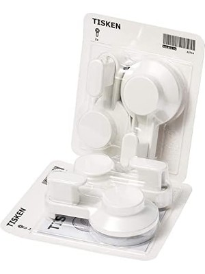 Karokstore Vantuzlu Kanca; Beyaz; 4 Adet