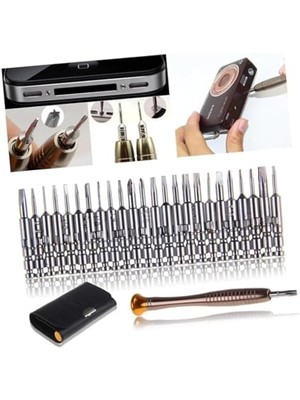 Karokstore Tornavida Seti Tamir Kiti, Deri Cüzdan Kılıflı, Bilgisayar, Telefon ve Saat Tamir Pratik ve Basit Kit Cüzdanlı