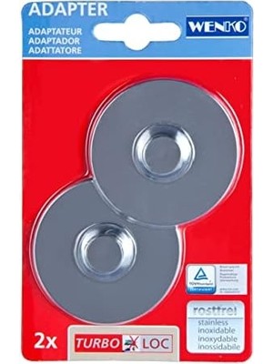 Karokstore Turbo-Loc® Adaptörü Delmeden Sabitleme Için Krom