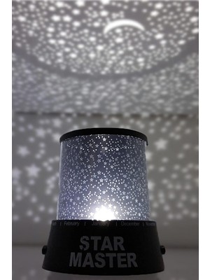 Karokstore Star Yıldız Yansıtmalı Çocuk Odası Gece Lambası Projeksiyon LED Yansıtma