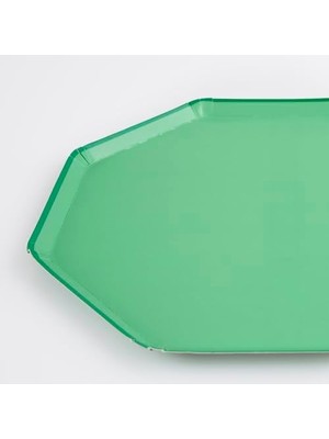 Karokstore - Emerald Green Plates - Zümrüt Yeşili Tabaklar (M) (X8)