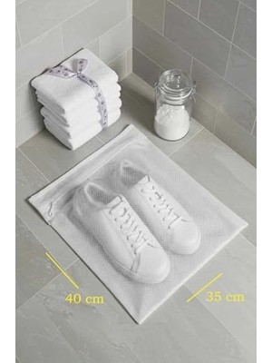 Karokstore Paris Ayakkabı Yıkama Filesi Torbası 35X40 cm Ayakkabı Terlik Yıkama Filesi