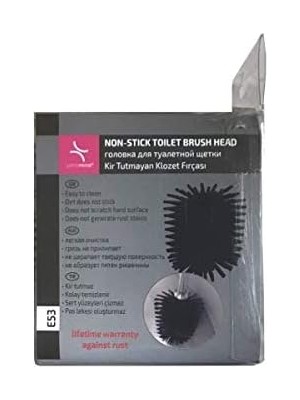 Karokstore M-E53-06 Ø85 mm Yedek Silikon Wc Fırça - Siyah