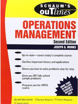 Karokstore Schaum's Outline Of Operations Management