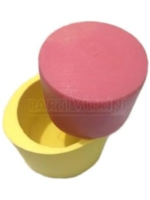 Karokstore Silindir Şeklinde Silikon Mum Kokulu Taş ve Sabun Kalıbı 6X6X5 cm Mum-01