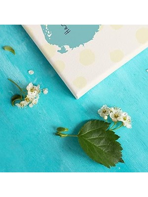 Karokstore Tatlı Tavşan Bebek Odasına Özel Kanvas Tablo - 30X40 cm