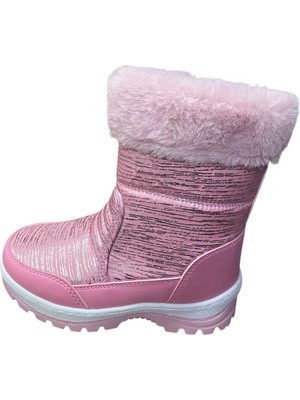 Güven Kundura Çocuk Kürklü Bot Suğuk Havaya Dirençli Kaymaz Taban