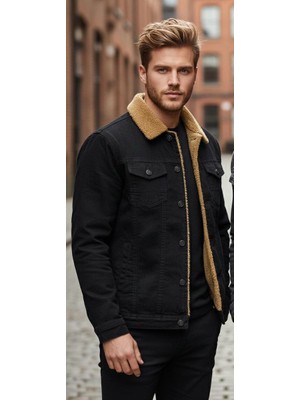 Carisma Wear Likralı Içi Kürklü Kot Mont