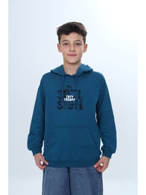 Toontoy Erkek Çocuk Tnty Trendy Yazı Baskılı Sweatshirt