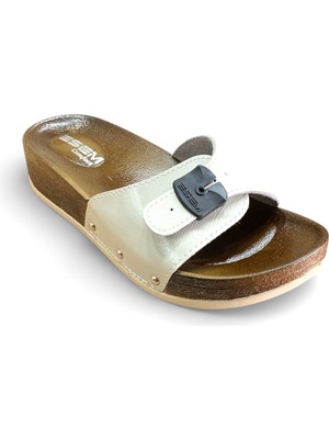 Esem 0047 Z 0013 Kadın Günlük Comfort Yazlık Terlik Bej