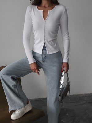 Paw Garage Kadın Siena Geniş Yaka Biyeli Body