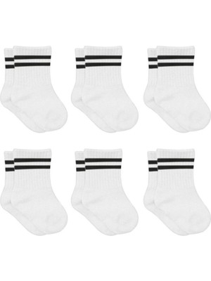 Bistyle 6'lı Çemberli Penye Çorap 10102