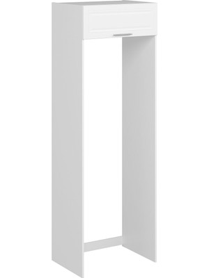 Alvinka Minar Mutfak Modül Mbr_c 100-H240CM Buz Dolabı Beyaz Beyaz