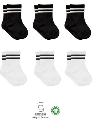 Bistyle 6'lı Çemberli Penye Çorap 10102