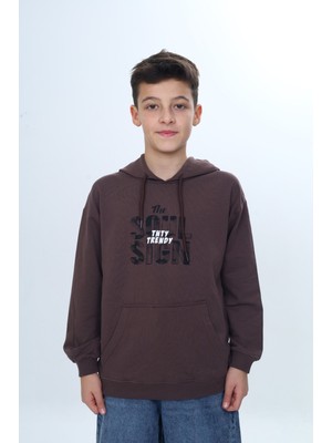 Toontoy Erkek Çocuk Tnty Trendy Yazı Baskılı Sweatshirt