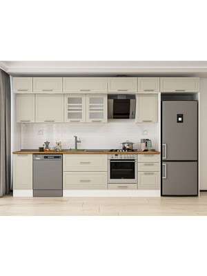 Alvinka 375X240 cm Mbr_c Mutfak Dolabı Beyaz Kumtaşı MB-E90S40S45-3