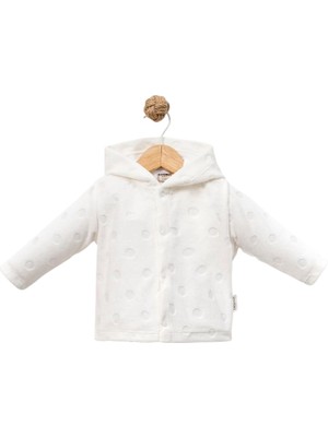 Bebitof Puan Desenli Kadife Hırka 60054