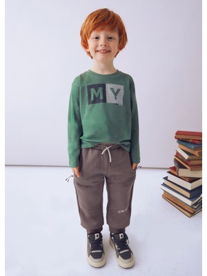 Mayoral Erkek Çocuk Peluş Eşofman Altı Gri 4559