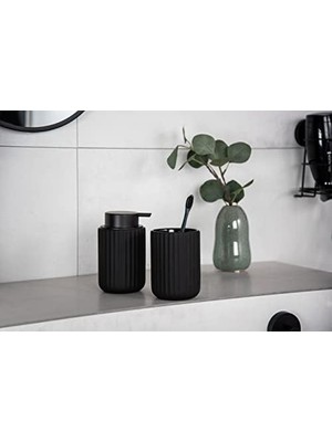 Karokstore Diş Fırçası Tutucu Belluno Siyah Seramik