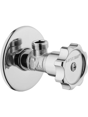 Karokstore Ara Musluk A45235, Krom, Duvardan Montaj, Pirinç Gövde, G 3/8 Girişli, V-Bright Kaplamalı