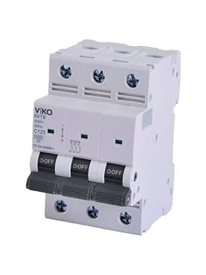 Karokstore 6VTB-3C125 Otomatik Sigorta 6ka C Tipi 3 Kutup 125A