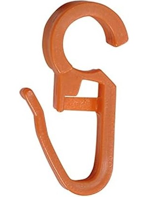 Karokstore Rustik Perde Klipsi 50 Adet Meşe Rengi