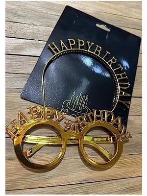 Karokstore Happy Birthday Tac Gözlük Set