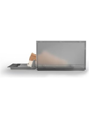 Karokstore Shoecase Premium Ayakkabı ve Spor Ayakkabı Saklama Kutusu Düzenleyici, Kaydırmalı Ayakkabı Tepsisi, 2'li Paket