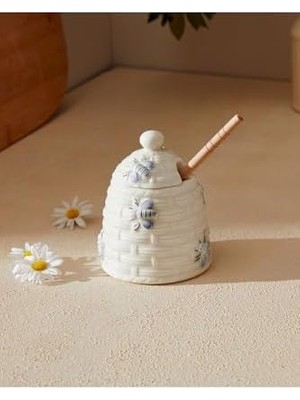 Karokstore Madame Coco Rusty Bal Kavanozu, Mavi/beyaz