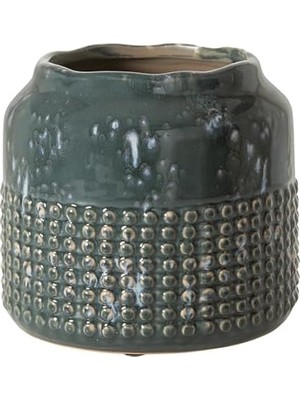 Karokstore Azul Seramik Vazo 18 x 16 cm