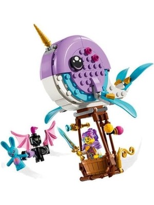Karokstore Izzie'nin Deniz Gergedanı Hava Balonu 71472 – 7 Yaş ve Üzeri Çocuklar Için Yılbaşı Hediyesi Fikri, Deniz Hayvanı Içeren Koleksiyonluk Yaratıcı Oyuncak Yapım Seti (156 Parça)